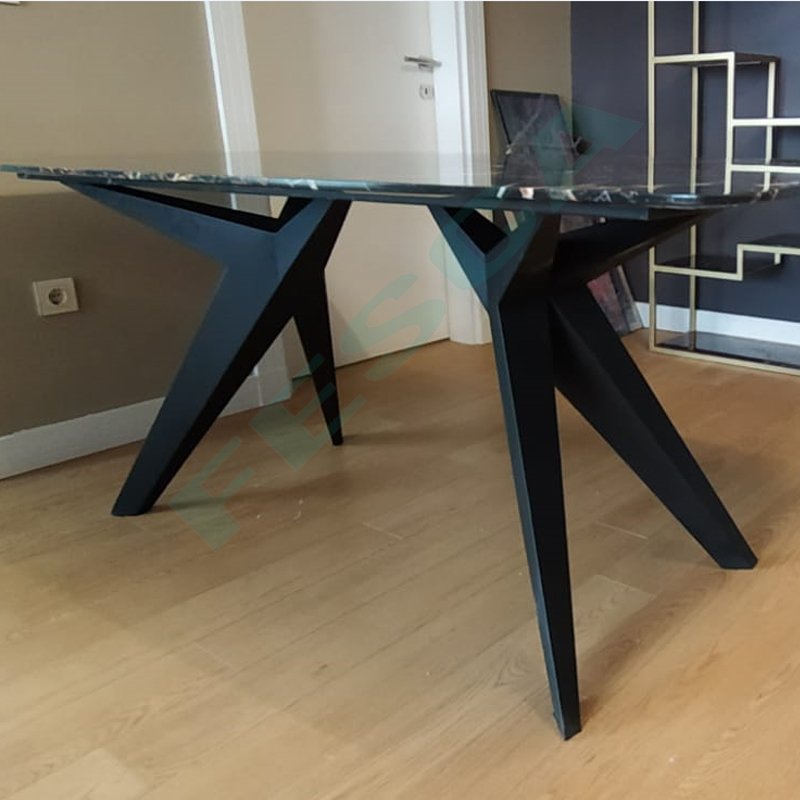 Portoro Mustard Marble Table 80